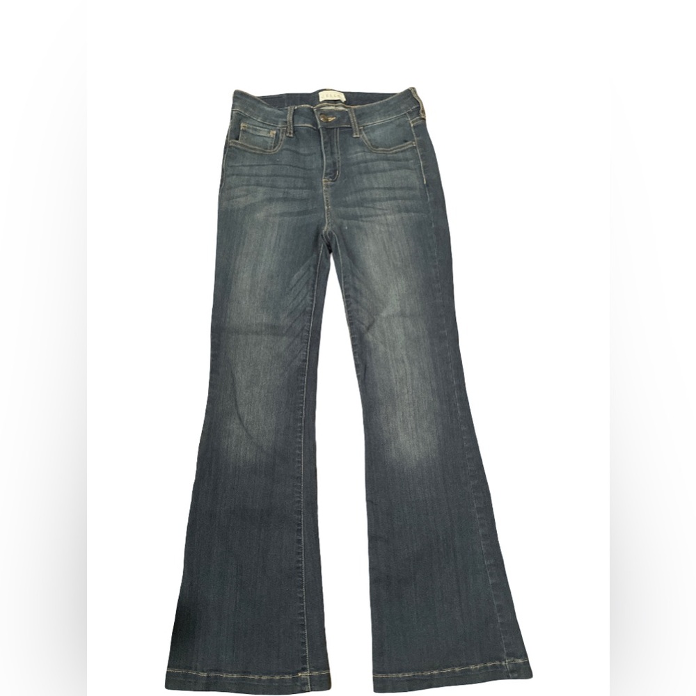 Cello Flare Jeans Women’s Size 5 Medium Wash Stretch Y2K Boho